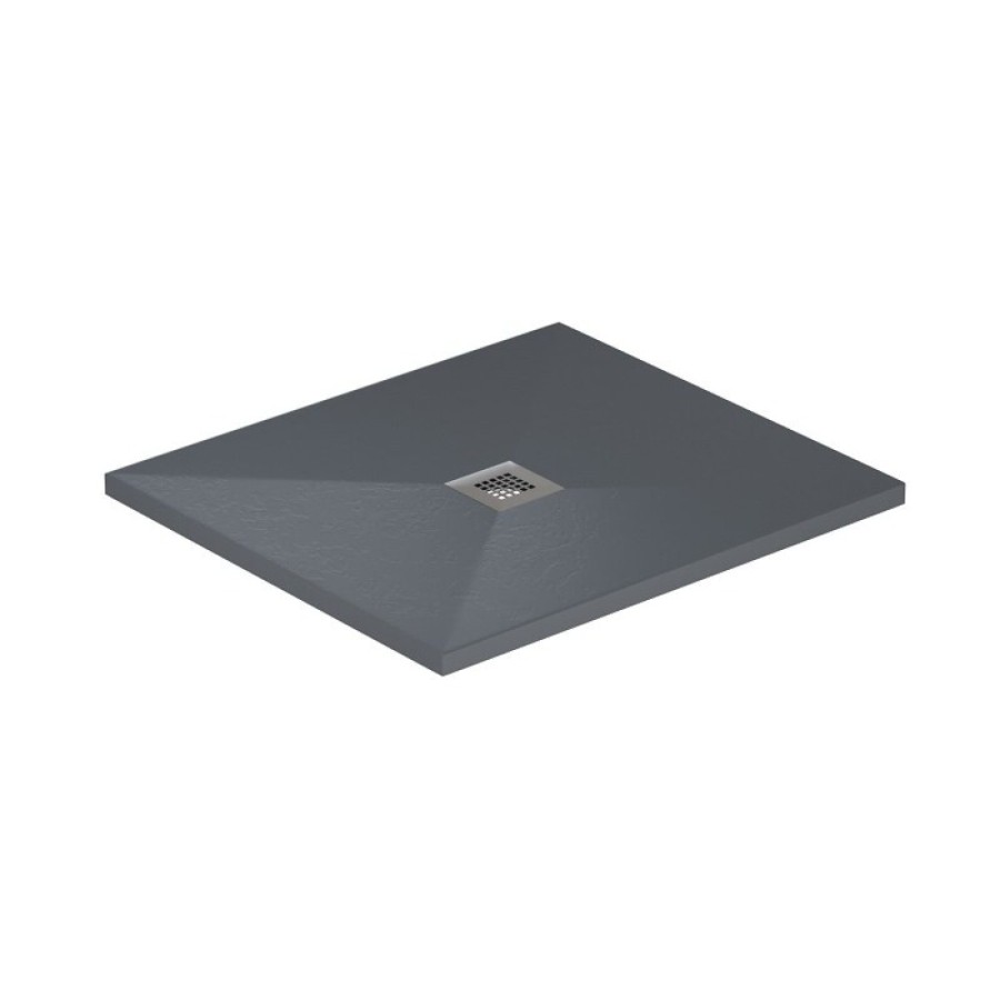 Поддон Allen Brau Infinity 8.31003-BGM, 100 х 80 см, прямоугольный, искусственный камень, синий матовый