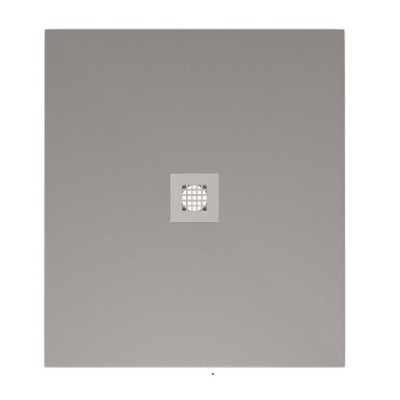 Поддон Allen Brau Infinity 8.31003-PGM, 100 х 80 см, прямоугольный, искусственный камень, платина