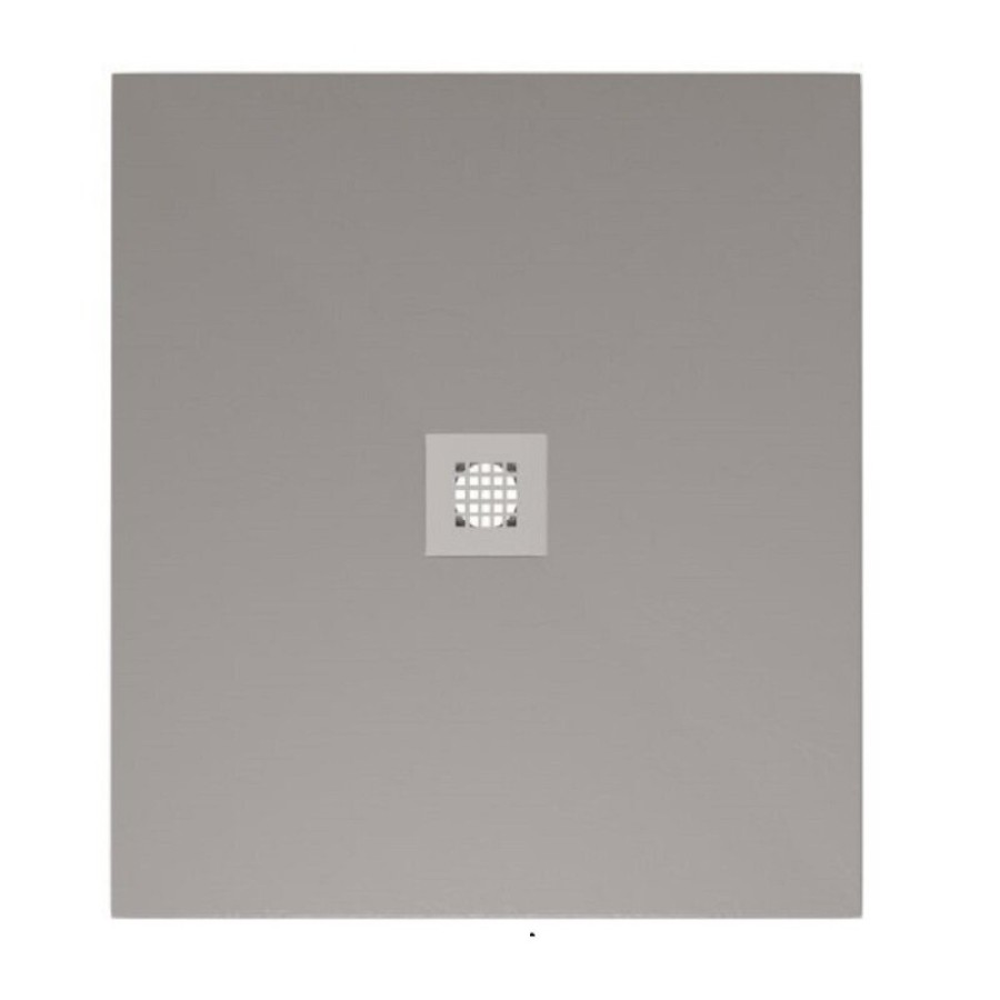 Поддон Allen Brau Infinity 8.31003-PGM, 100 х 80 см, прямоугольный, искусственный камень, платина