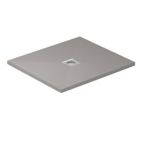 Поддон Allen Brau Infinity 8.31003-PGM, 100 х 80 см, прямоугольный, искусственный камень, платина