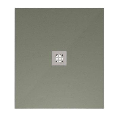 Поддон Allen Brau Infinity 8.31002-CGM, 90 х 90 см, квадратный, искусственный камень, олива