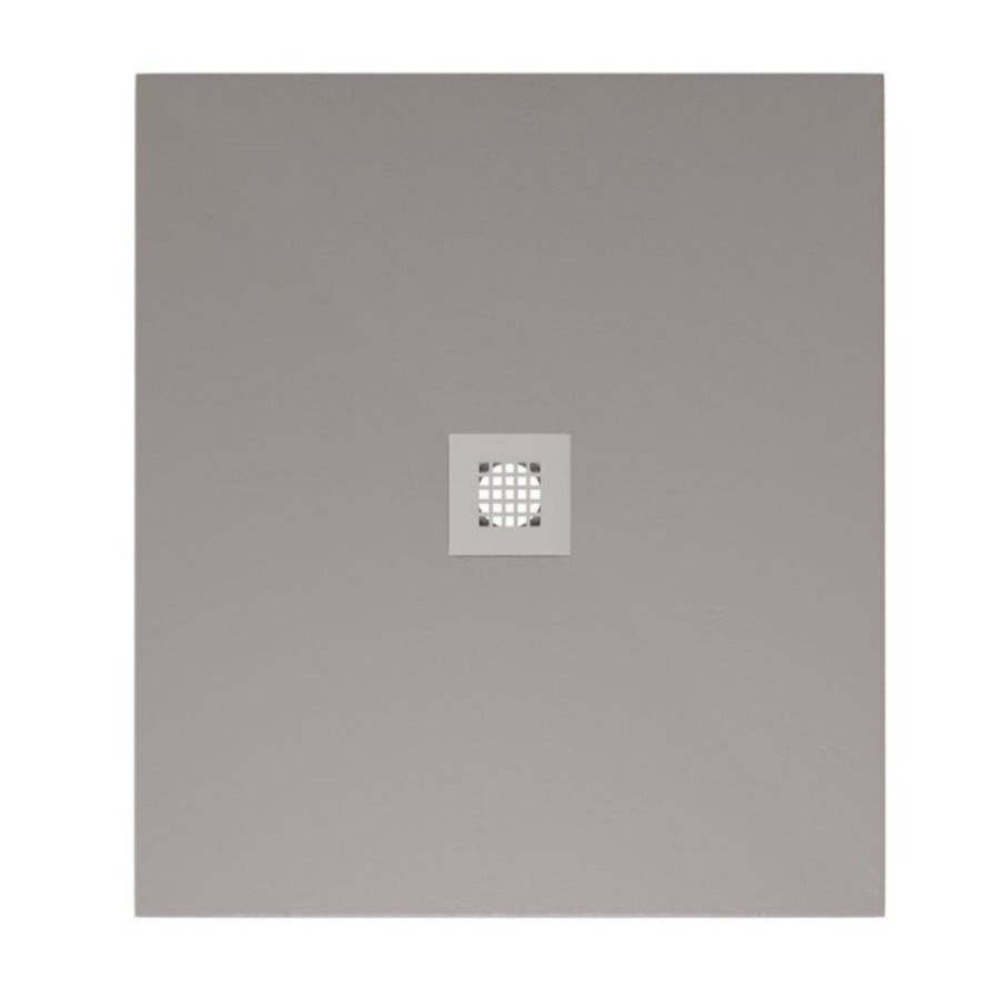 Поддон Allen Brau Infinity 8.31002-PGM, 90 х 90 см, квадратный, искусственный камень, платина