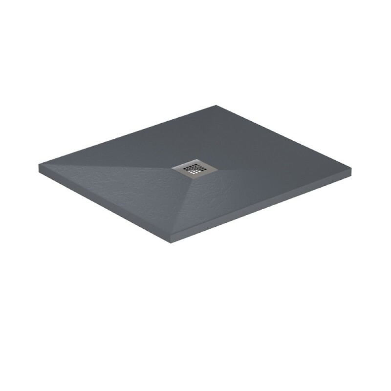 Поддон Allen Brau Infinity 8.31004-BGM, 100 х 90 см, прямоугольный, искусственный камень, синий матовый