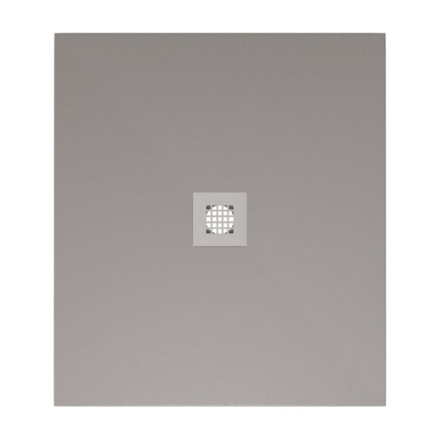 Поддон Allen Brau Infinity 8.31004-PGM, 100 х 90 см, прямоугольный, искусственный камень, платина