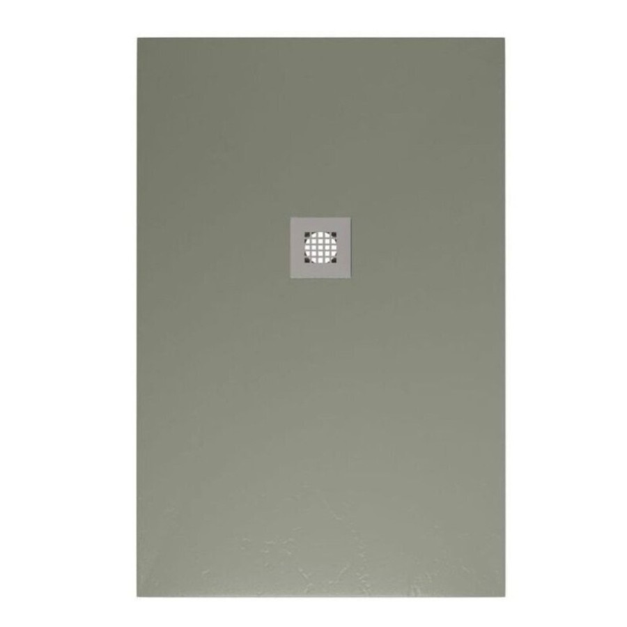 Поддон Allen Brau Infinity 8.31006-CGM, 120 х 80 см, прямоугольный, искусственный камень, олива