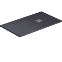 Поддон Allen Brau Infinity 8.31011-AM, 160 х 90 см, прямоугольный, искусственный камень, антрацит