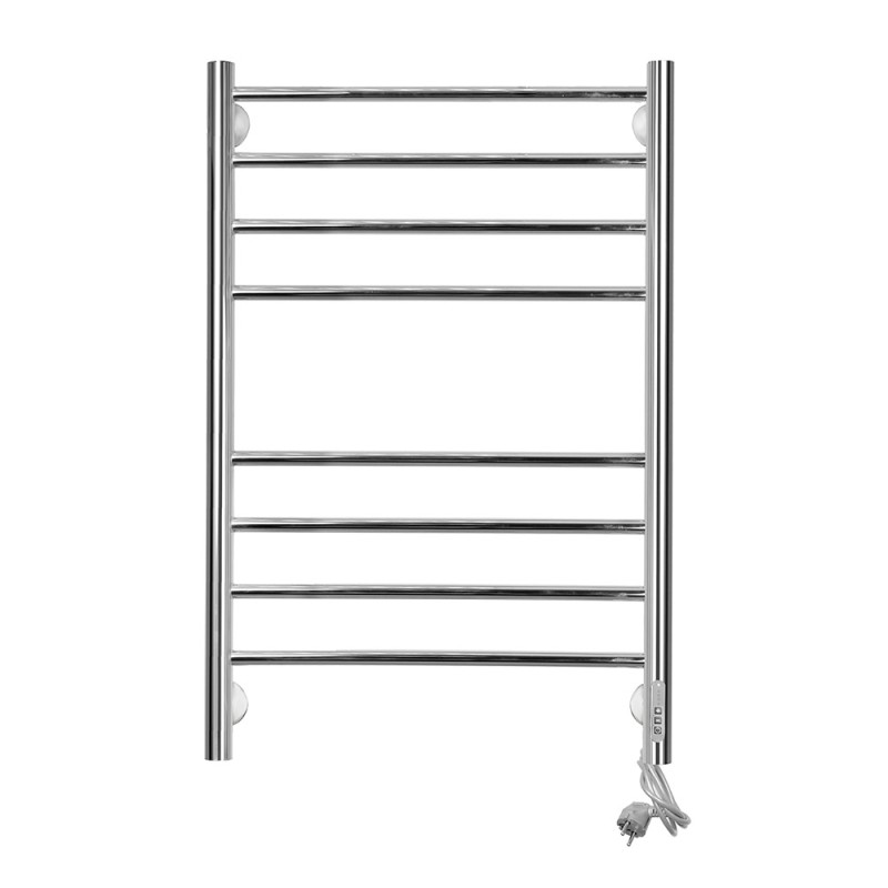 Полотенцесушитель электрический Domoterm Медея П8 500x800 EK R, ширина 53 см, высота 80 см, подключение справа, хром