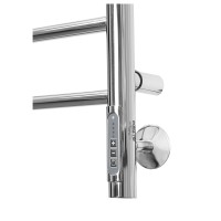 Полотенцесушитель электрический Domoterm Медея П8 500x800 EK R, ширина 53 см, высота 80 см, подключение справа, хром