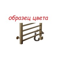 Полотенцесушитель водяной Domoterm Квадро П8 ширина 50 см высота 80 см, нижнее подключение, цвет золото, Квадро П8 500х800 золото