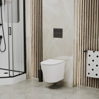 Клавиша смыва Grossman Cosmo 800.T1.02.210.210, механическая, черный матовый
