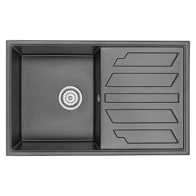 Кухонная мойка Granula GR-8002 8002sv, шварц
