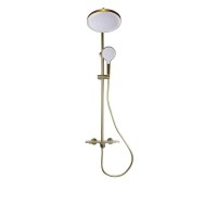 Душевая система Bronze De Luxe Icon, матовое золото, 80112CG