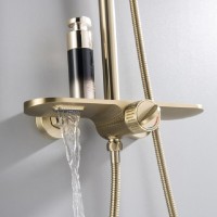 Душевая система Bronze De Luxe Icon, матовое золото, 80112CG