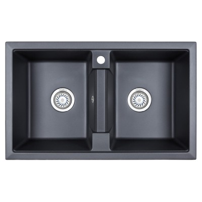 Кухонная мойка Granula GR-8101 8101sv, шварц