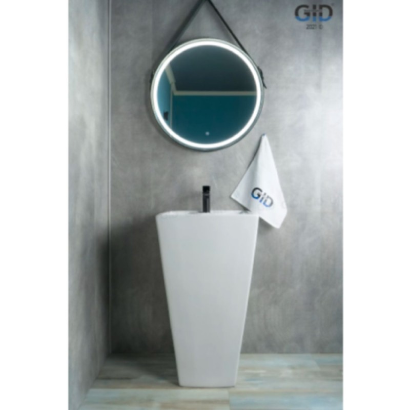 Раковина Gid Autonomo Nb145 81103, 46 см, фаянс, напольная, белая