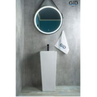 Раковина Gid Autonomo Nb147 81104, 33 см, фаянс, напольная, белая