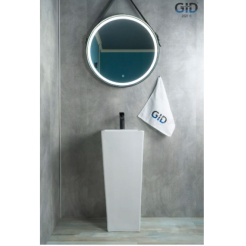 Раковина Gid Autonomo Nb147 81104, 33 см, фаянс, напольная, белая
