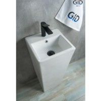 Раковина Gid Autonomo Nb147 81104, 33 см, фаянс, напольная, белая