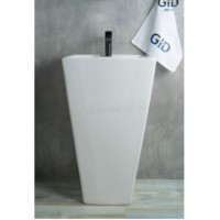 Раковина Gid Autonomo Nb147 81104, 33 см, фаянс, напольная, белая