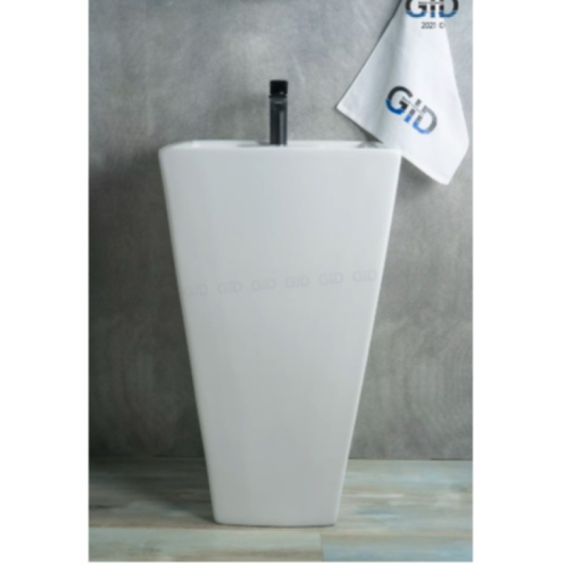 Раковина Gid Autonomo Nb147 81104, 33 см, фаянс, напольная, белая