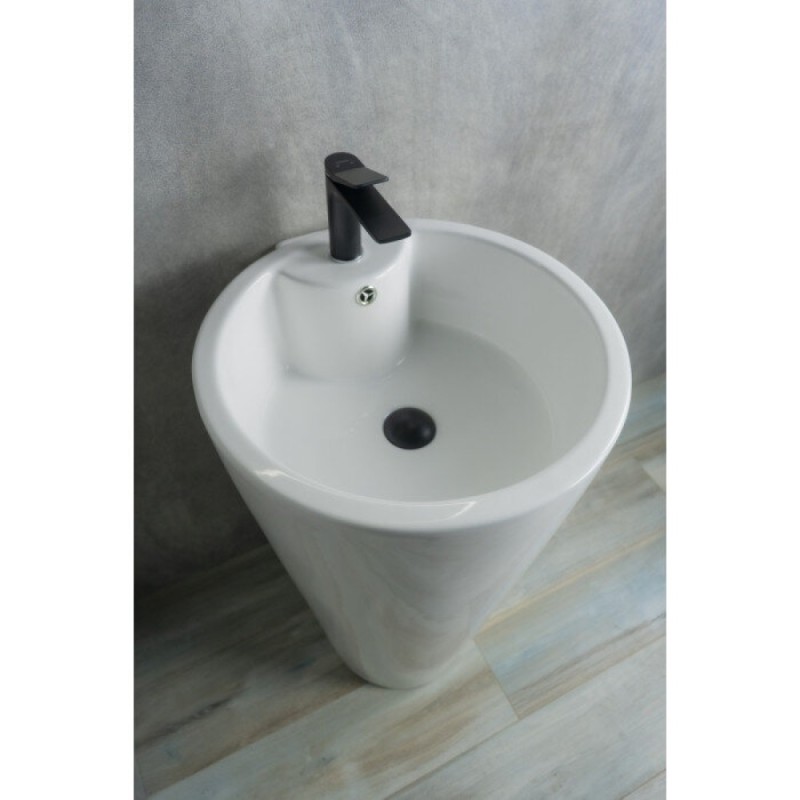 Раковина Gid Autonomo Nb136 81105, 53 см, фаянс, напольная, белая