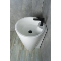 Раковина Gid Autonomo Nb136 81105, 53 см, фаянс, напольная, белая