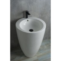 Раковина Gid Autonomo Nb133 81106, 49 см, фаянс, напольная, белая