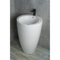 Раковина Gid Autonomo Nb133 81106, 49 см, фаянс, напольная, белая