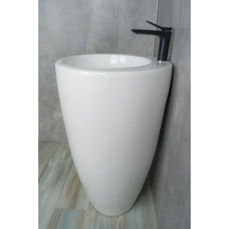 Раковина Gid Autonomo Nb133 81106, 49 см, фаянс, напольная, белая