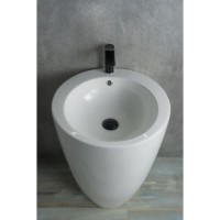 Раковина Gid Autonomo Nb133 81106, 49 см, фаянс, напольная, белая
