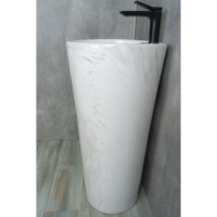 Раковина Gid Autonomo Nb131wgs 81115, 40 см, фаянс, напольная, под камень глянцевая