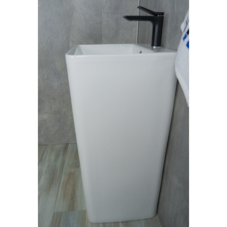 Раковина Gid Autonomo Nb148 81117, 41 см, фаянс, напольная, белая