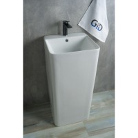 Раковина Gid Autonomo Nb148 81117, 41 см, фаянс, напольная, белая