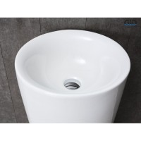 Раковина Gid Autonomo Nb130w 81118, 41 см, фаянс, напольная, белая