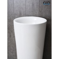 Раковина Gid Autonomo Nb130w 81118, 41 см, фаянс, напольная, белая