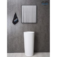 Раковина Gid Autonomo Nb130w 81118, 41 см, фаянс, напольная, белая