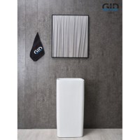 Раковина Gid Autonomo Nb149 81119, 41 см, фаянс, напольная, белая