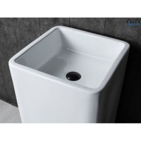 Раковина Gid Autonomo Nb149 81119, 41 см, фаянс, напольная, белая