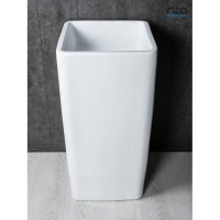Раковина Gid Autonomo Nb149 81119, 41 см, фаянс, напольная, белая