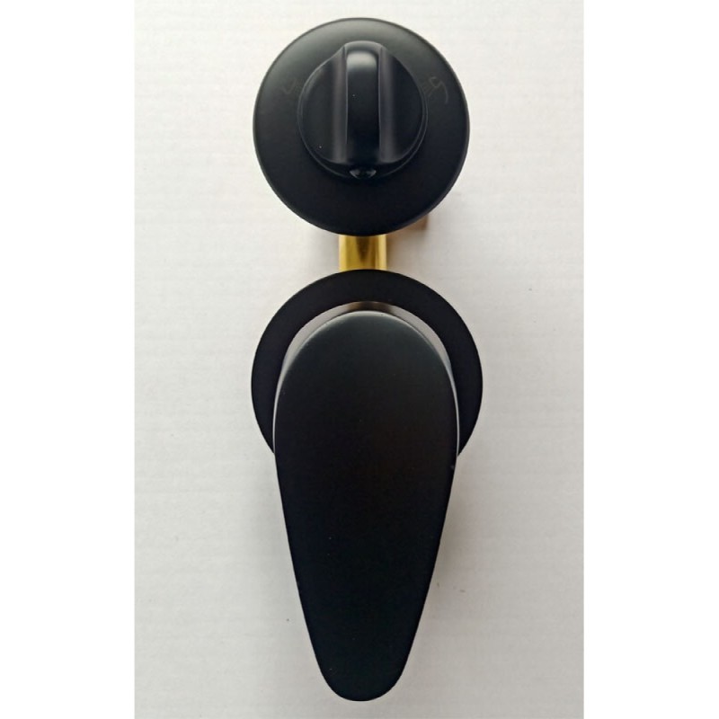 Душевая кабина Frank F418L Black без крыши, 100 x 80 см, низкий поддон, стекла прозрачные, профиль черный, 814014
