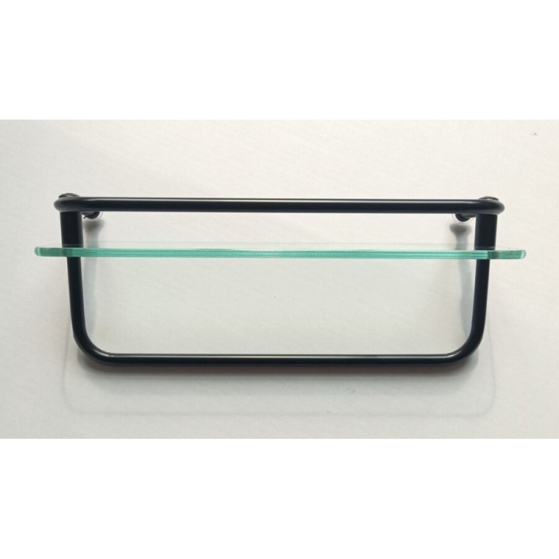 Душевая кабина Frank F418L Black без крыши, 100 x 80 см, низкий поддон, стекла прозрачные, профиль черный, 814014