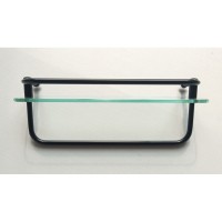 Душевая кабина Frank F418 L Black, 100 х 80 см, низкий поддон, стекла прозрачные, профиль черный, 814814