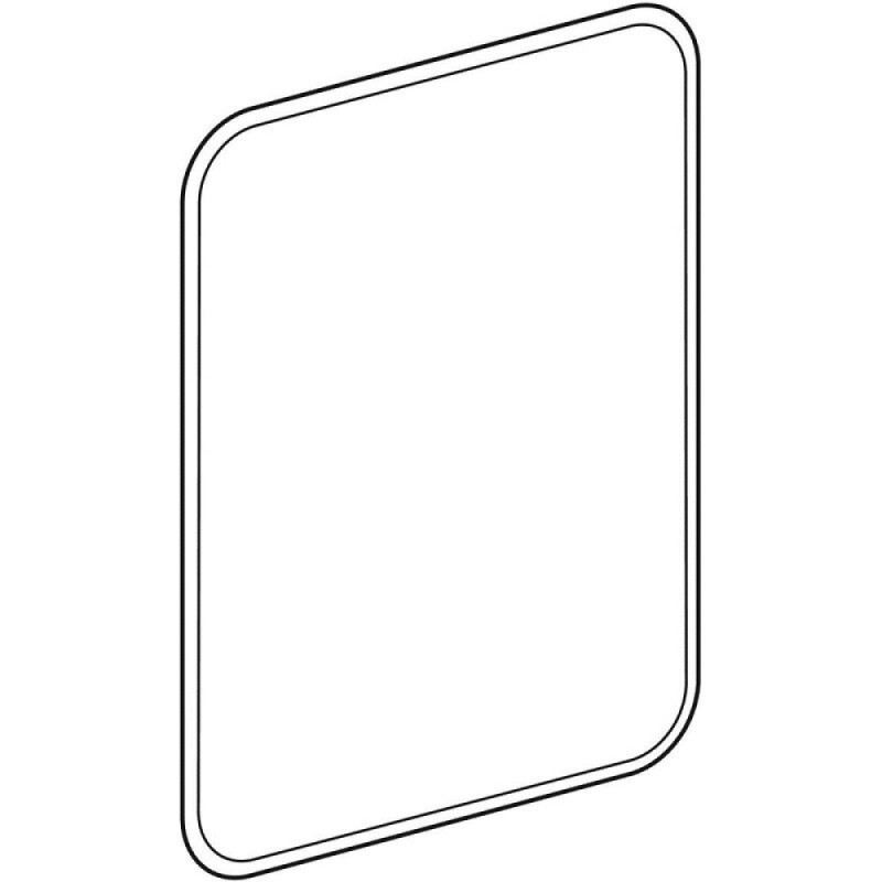 Зеркало Geberit myDay 824360000, 60 см, с LED подсветкой, белое