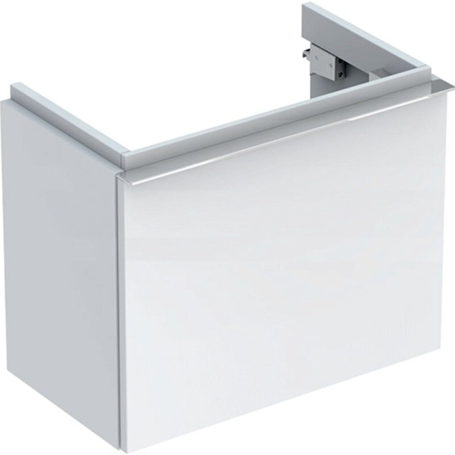 Тумба под раковину Geberit iCon 840052000, 52 см, подвесная, цвет белый глянец