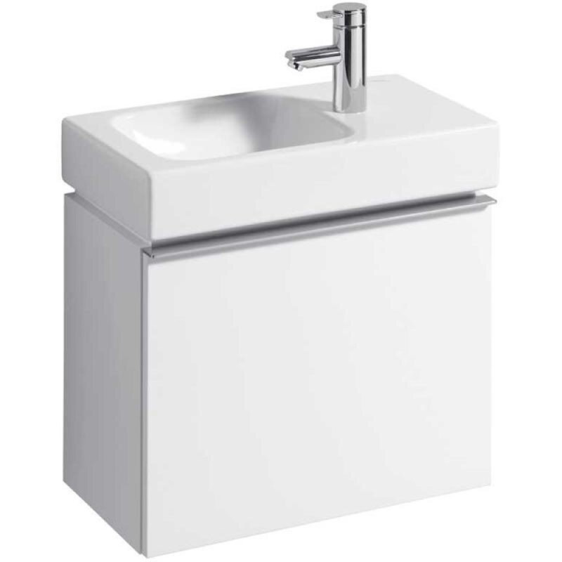 Тумба под раковину Geberit iCon 840052000, 52 см, подвесная, цвет белый глянец