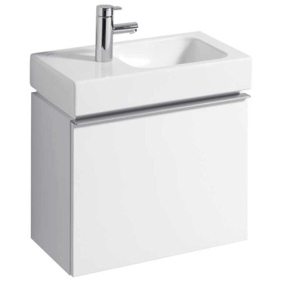 Тумба под раковину Geberit iCon 840052000, 52 см, подвесная, цвет белый глянец