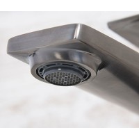 Смеситель WasserKRAFT 8403H для раковины, вороненая сталь, gunmetal