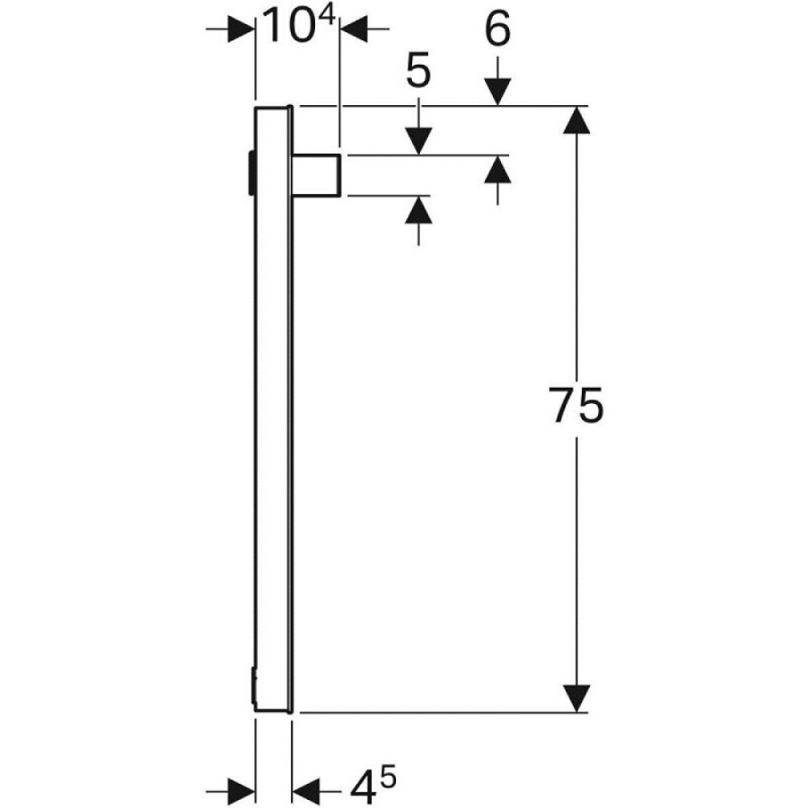 Зеркало Geberit iCon 840720000, 120 см, с LED подсветкой, белое