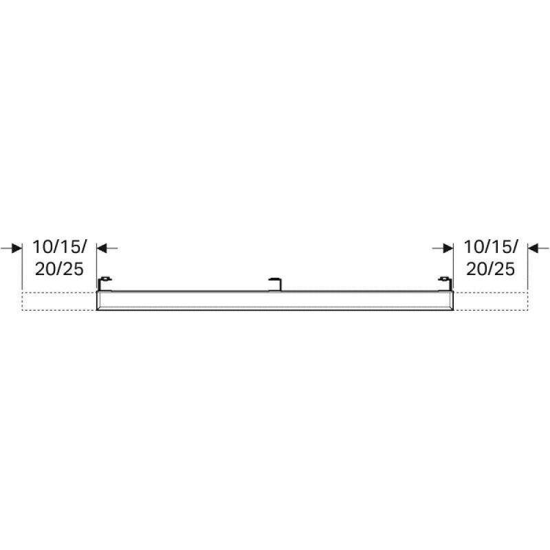 Зеркало Geberit iCon 840720000, 120 см, с LED подсветкой, белое