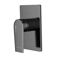 Гигиенический душ WasserKRAFT 8400, А84095, со смесителем, вороненая сталь, gunmetal